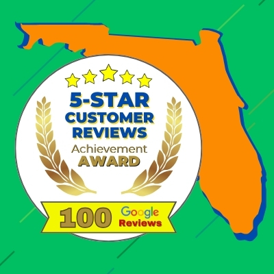 5-Star Google Reviews Award Winner - 100 Reviews